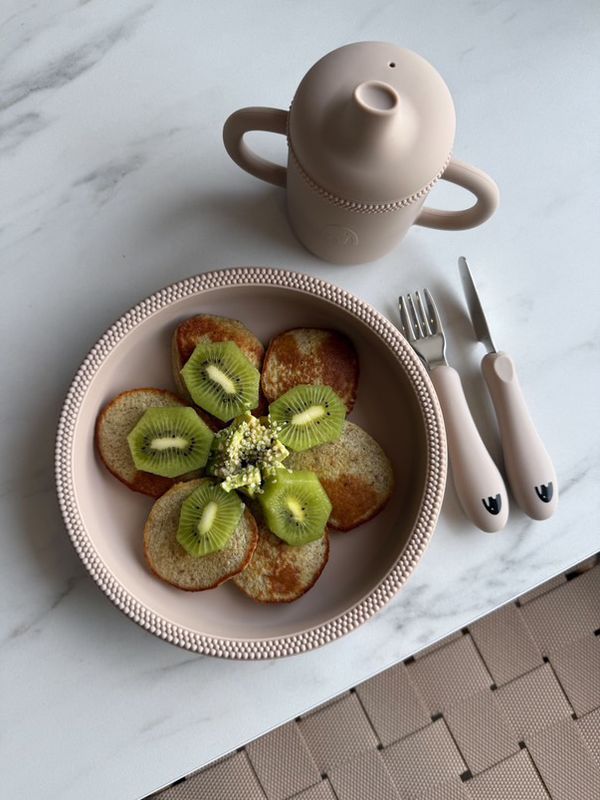 Tallerken med sugekopp  My1 BUBBLES - VELG FARGE