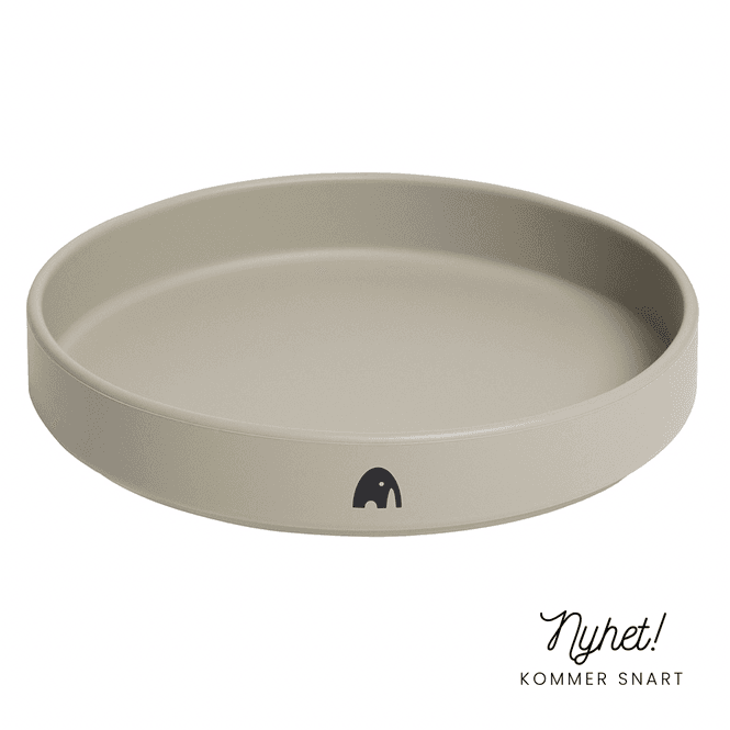 Hovedbilde Tallerken i silikon My1 BASIC - Pistasj