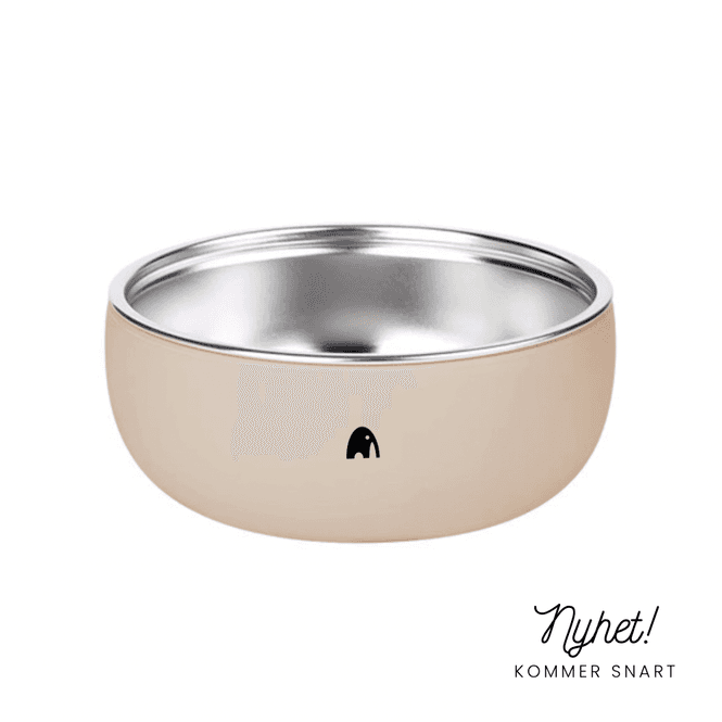 Hovedbilde Barneskål i rustfritt stål m/silikonkant - ...