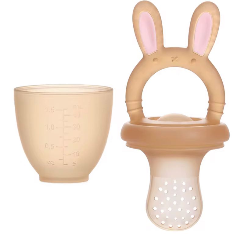 Matsmokk i matgradert silikon kanin - VELG FARGE OG STØRRELSE